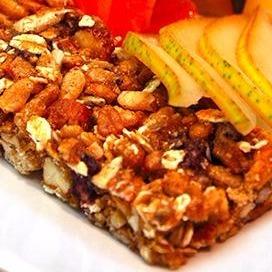 Apple, Apricot and Almond Chewy Granola Bars