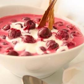 Hungarian Chilled Cherry Soup
