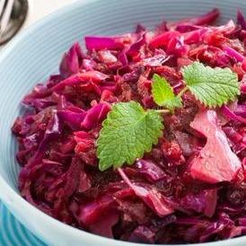 Red Cabbage and Apples