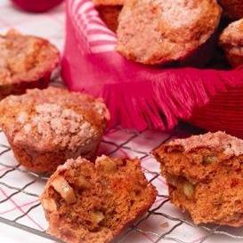Spicy Apple-Topped Muffins