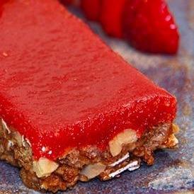 Strawberry Jelly and Peanut Butter Bars
